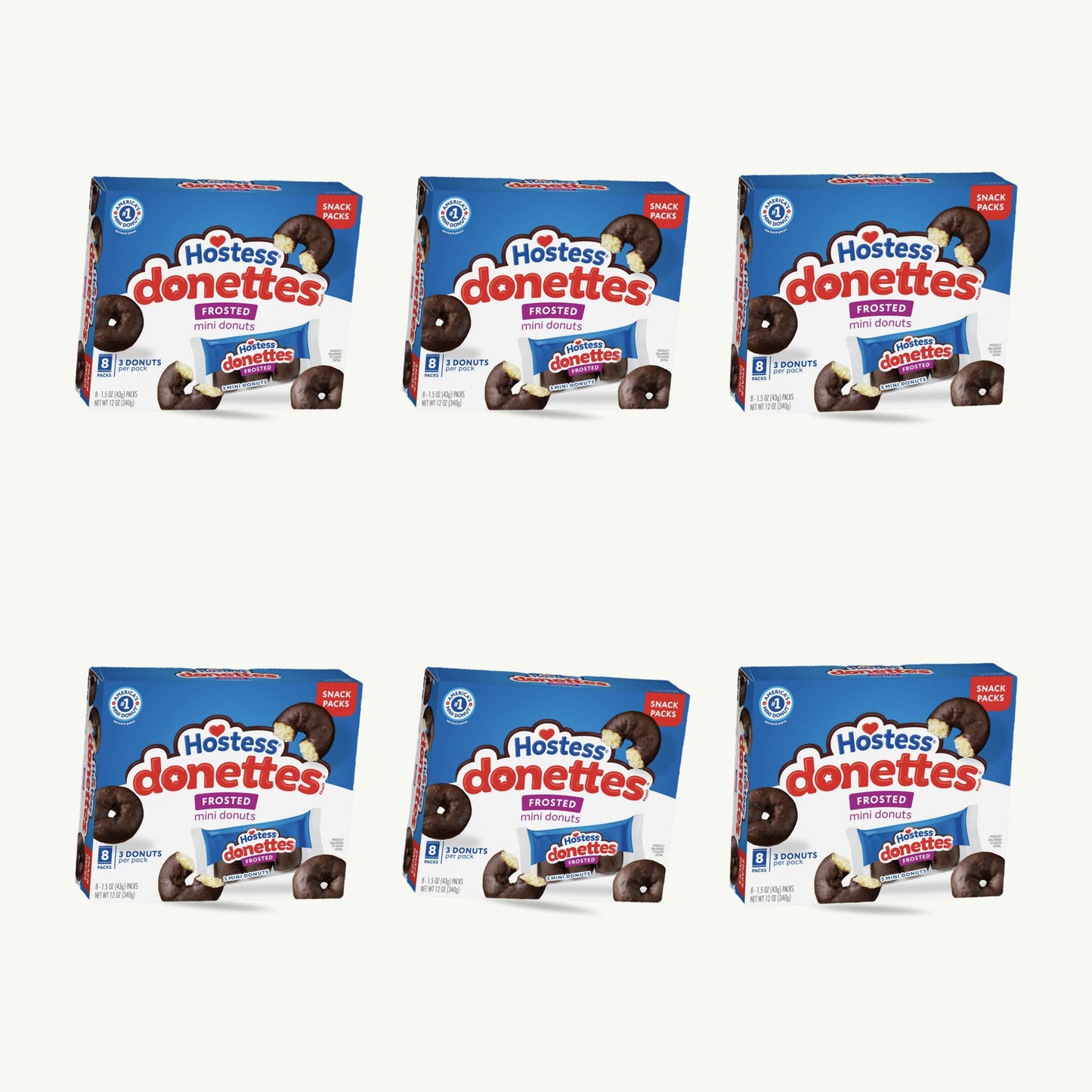 Hostess Donettes Frosted Mini Donuts 12oz 8ct