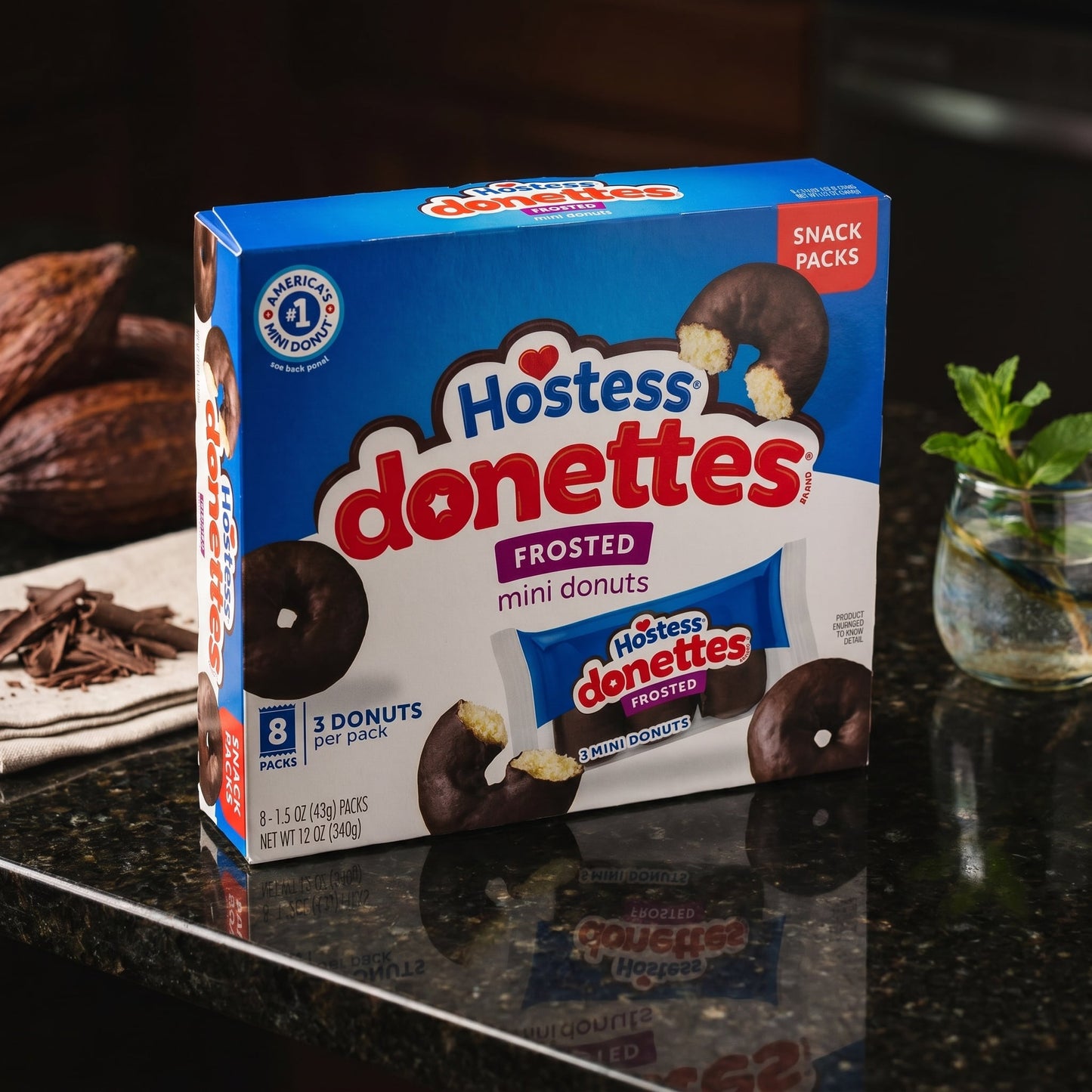 Hostess Donettes Frosted Mini Donuts 12oz 8ct