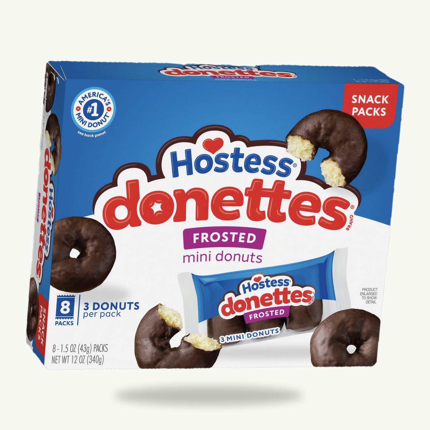 Hostess Donettes Frosted Mini Donuts 12oz 8ct