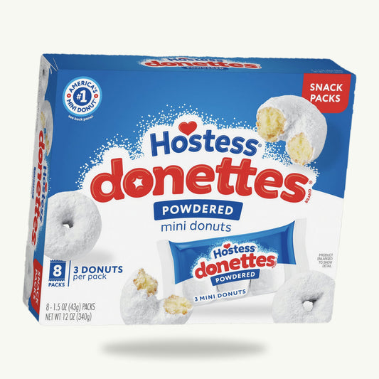 Hostess Donettes Powdered Mini Donuts 12oz 8ct