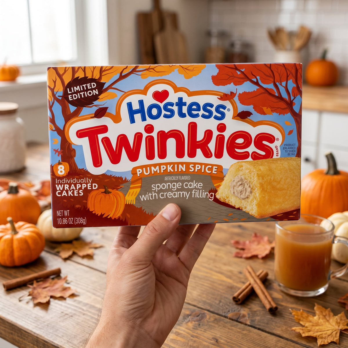 Hostess Pumpkin Spice Twinkies Limited Edition 10.86oz 8ct — ugc scene