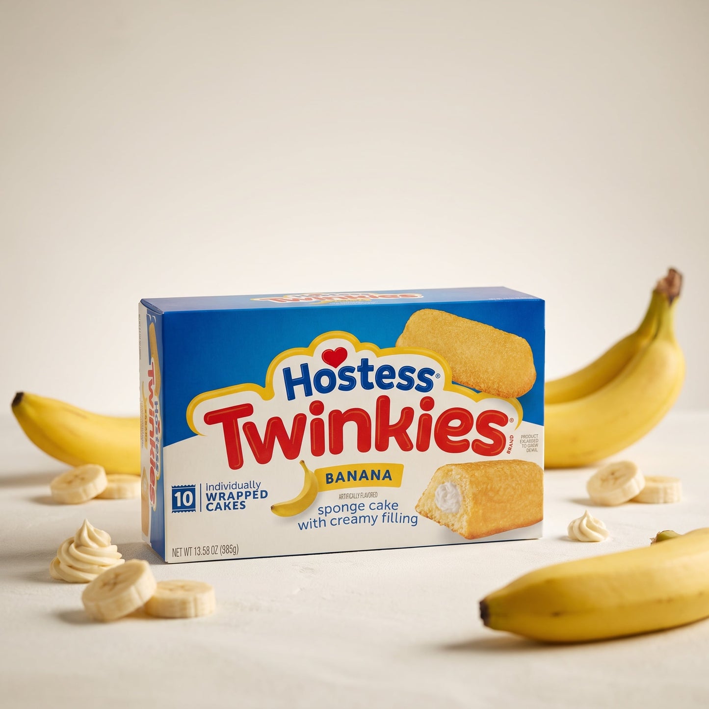 Hostess Banana Twinkies (100ct) - Cotton Candy (1.6oz bag)