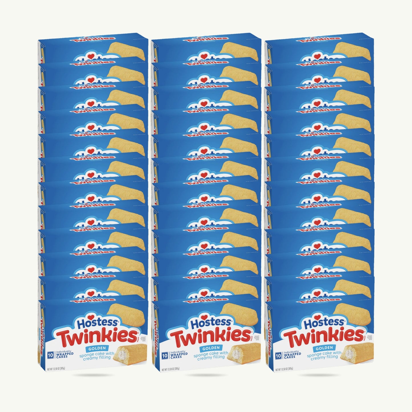 Hostess Twinkies Golden Sponge Cake Creme Filling 13.58oz 10ct