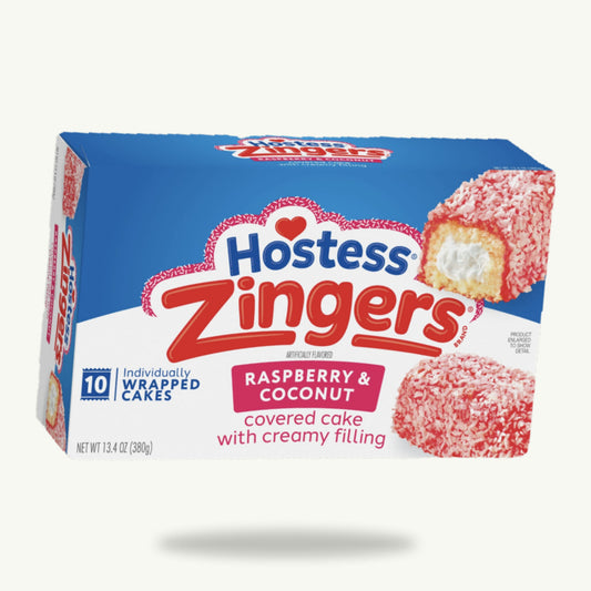 Hostess Zingers Raspberry and Coconut 13.4oz 10ct box