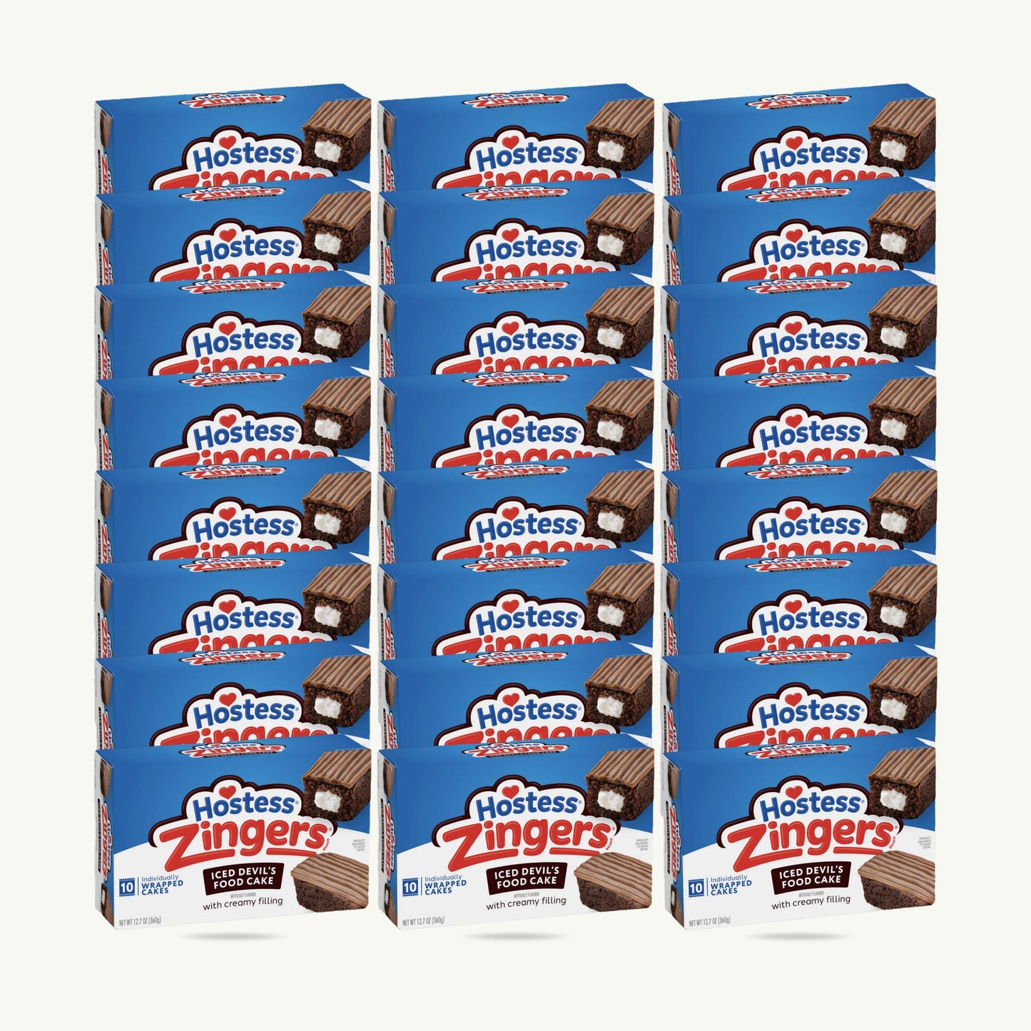 Hostess Chocolate Zingers Iced Devil's Food Cake 12.7oz 10ct