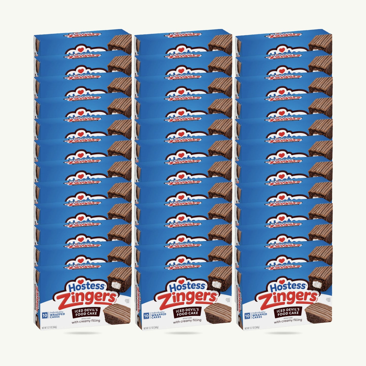 Hostess Chocolate Zingers Iced Devil's Food Cake 12.7oz 10ct