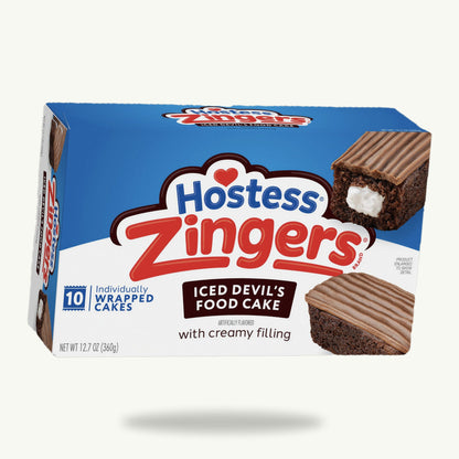 Hostess Chocolate Zingers Iced Devil's Food Cake 12.7oz 10ct