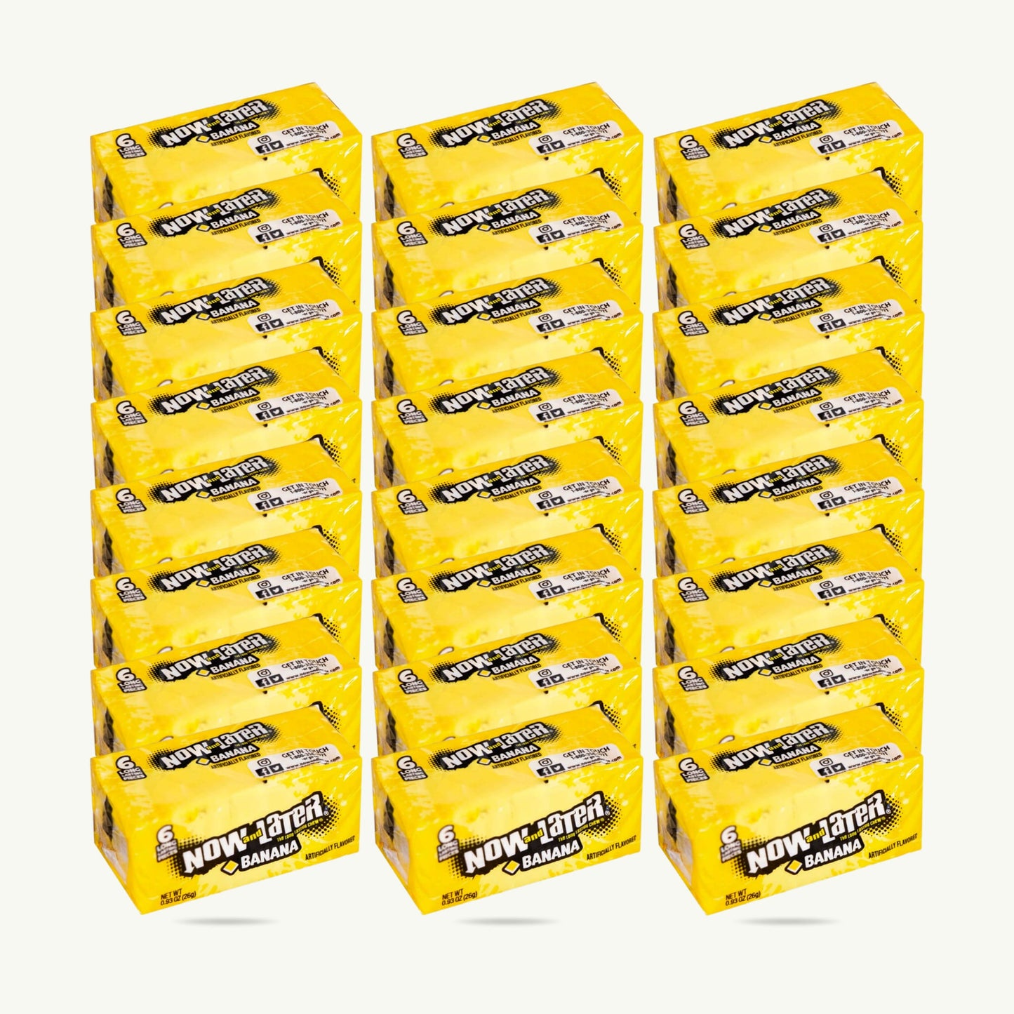 Now and Later Banana 0.93oz 6ct