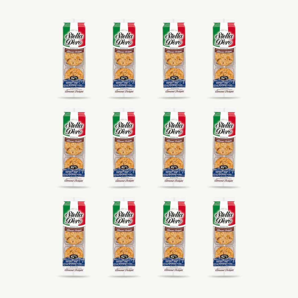 Stella D'oro Cookies Almond Delight 9 Oz — 12-pack
