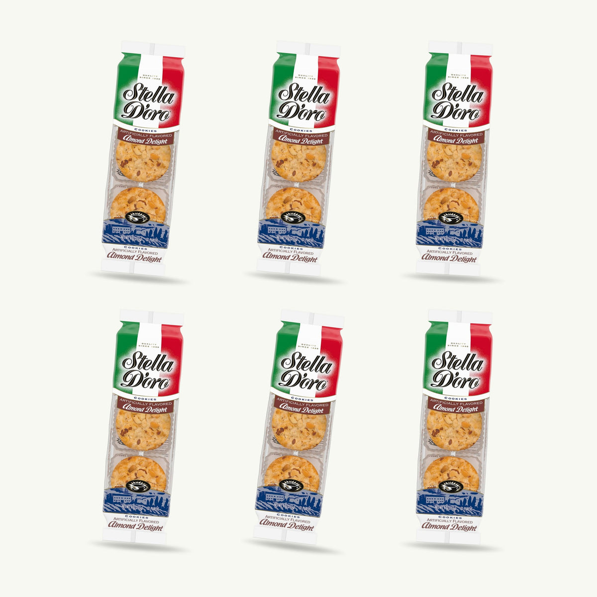 Stella D'oro Cookies Almond Delight 9 Oz — 6-pack