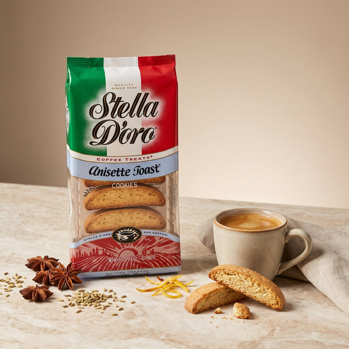 Stella D'oro Cookies Anisette Toast Coffee Treats 5.7 oz — luxe scene