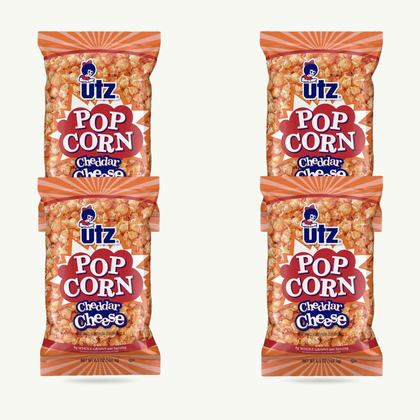 Utz Cheddar Cheese Popcorn 6.5oz