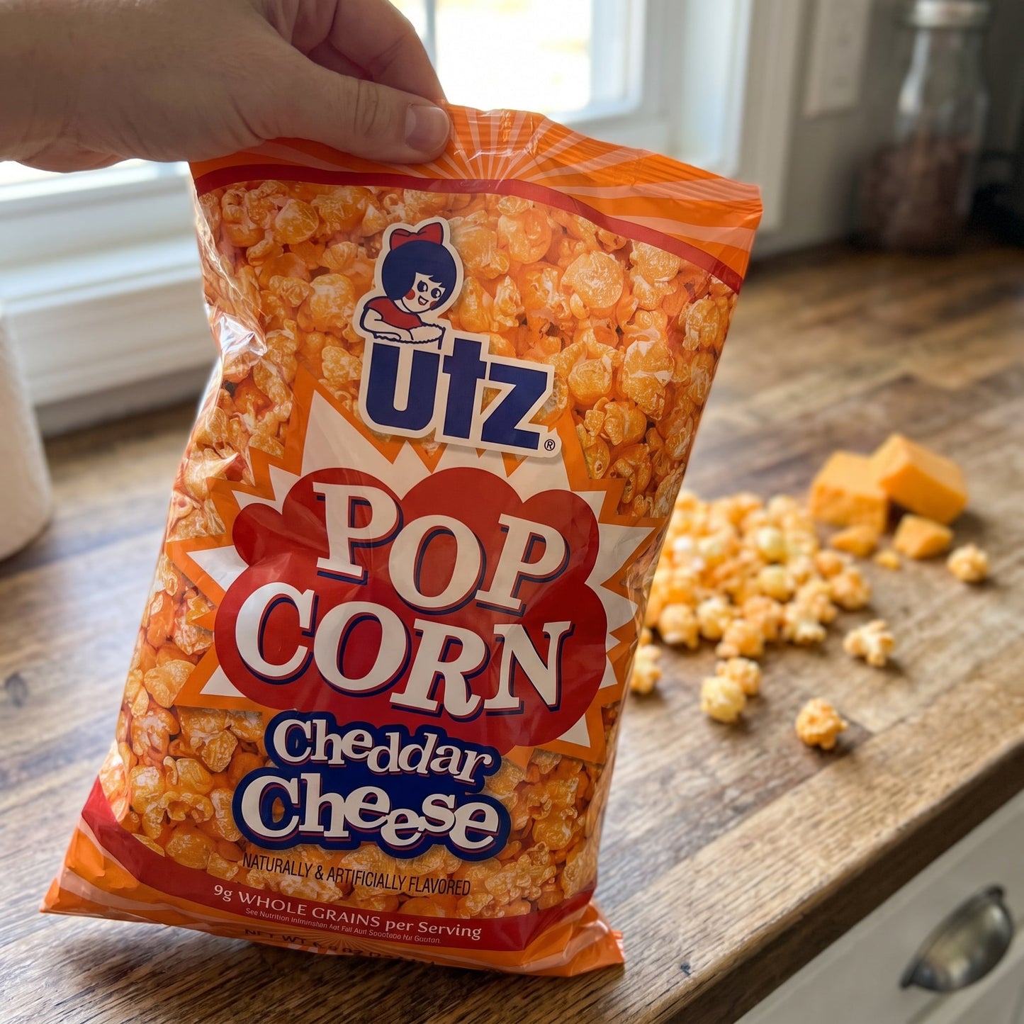 Utz Cheddar Cheese Popcorn 6.5oz