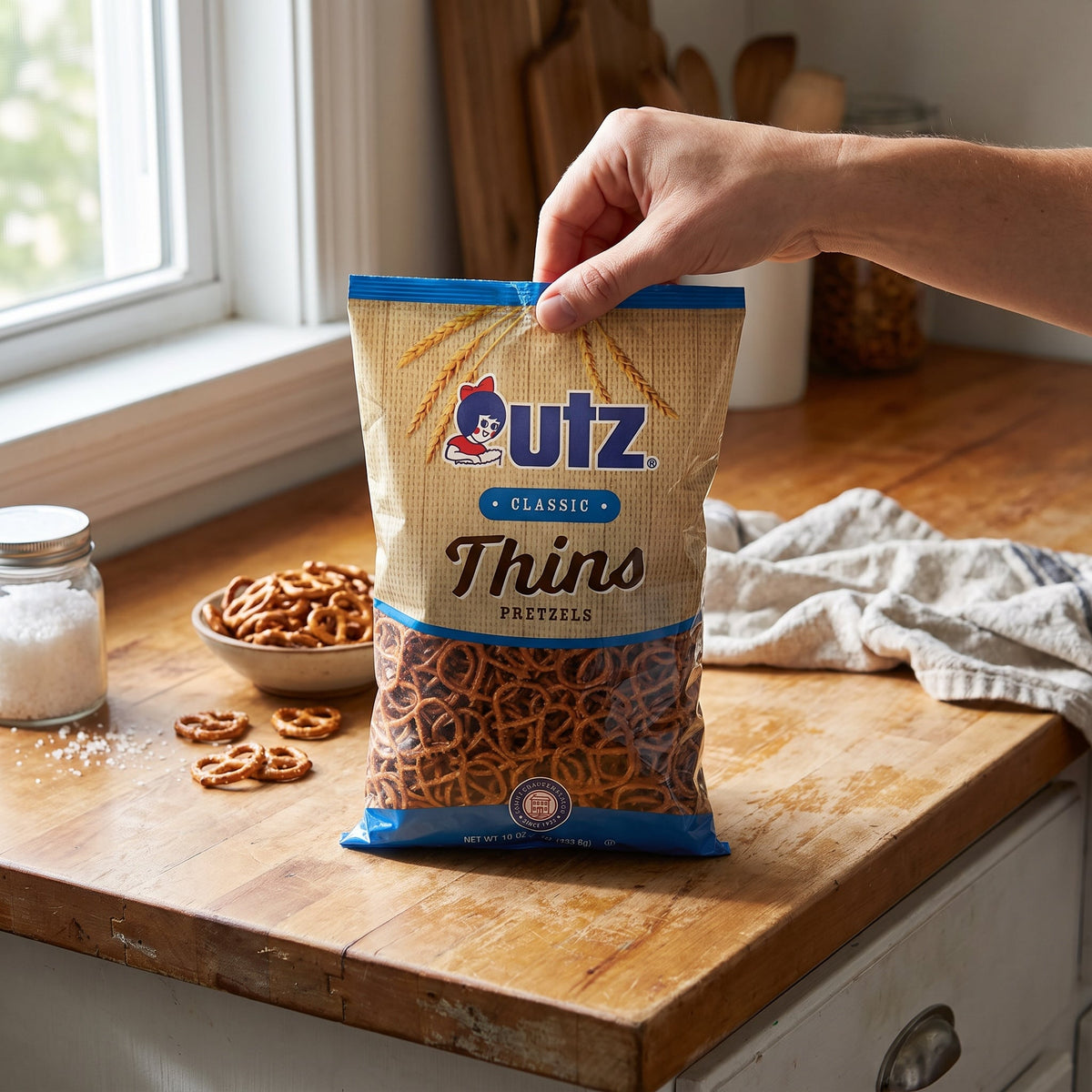 Utz Classic Thins Pretzels 16oz — ugc scene