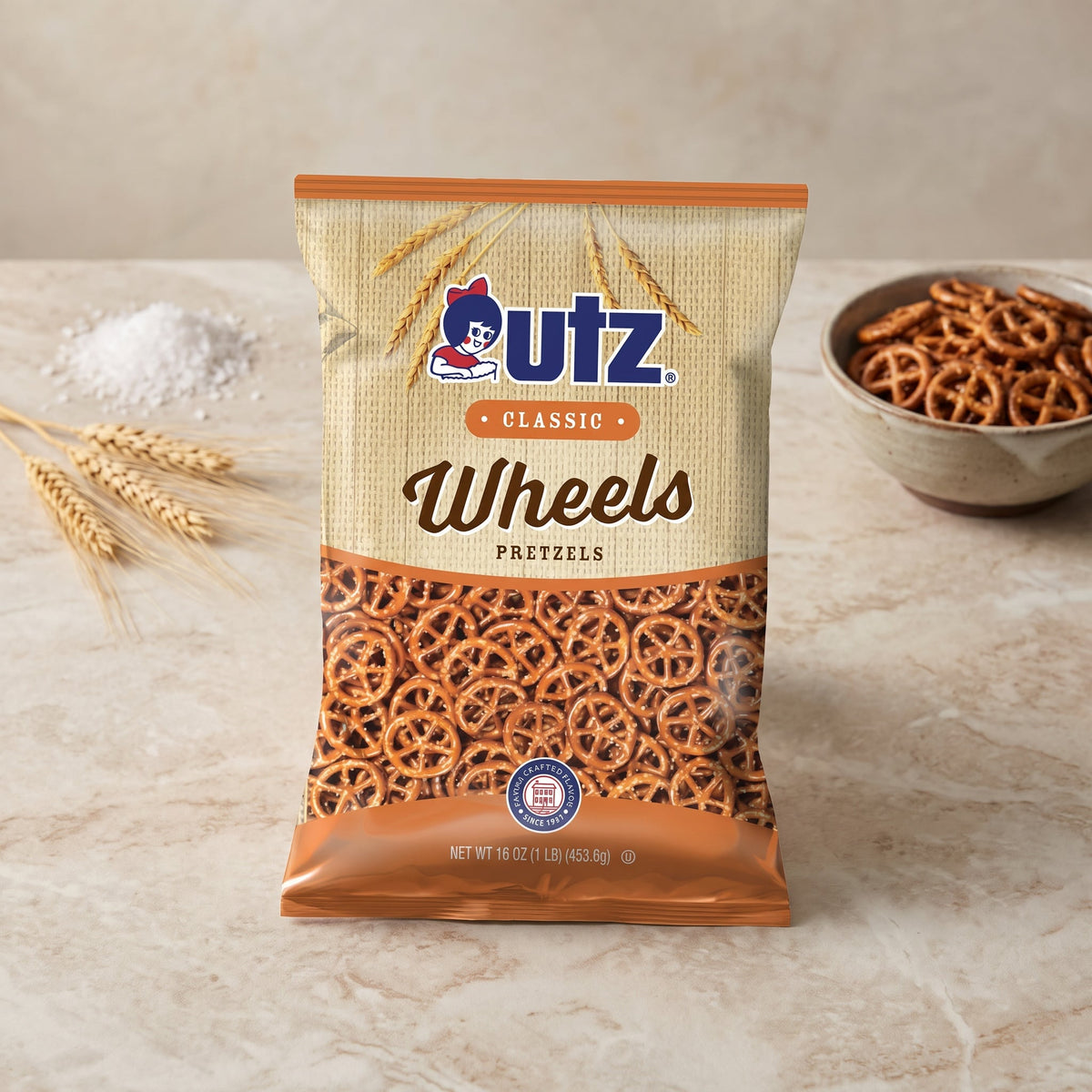 Utz Classic Wheels Pretzels 16oz — luxe scene