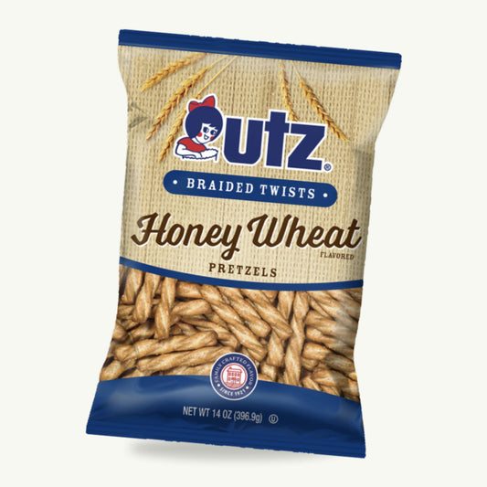 Utz Honey Wheat Braided Pretzel Twists 14oz — hero