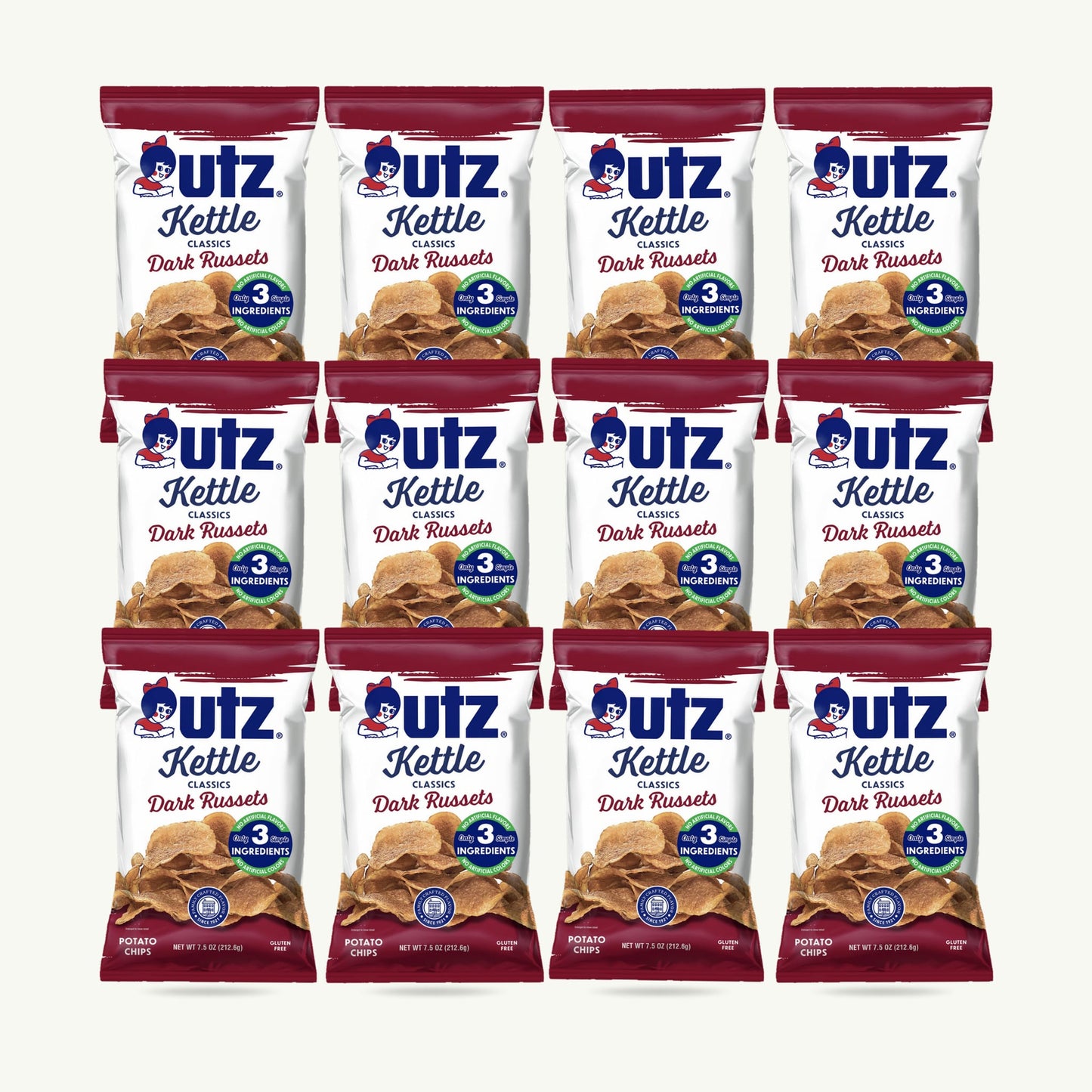 Utz Dark Russets Potato Chips 7.5oz