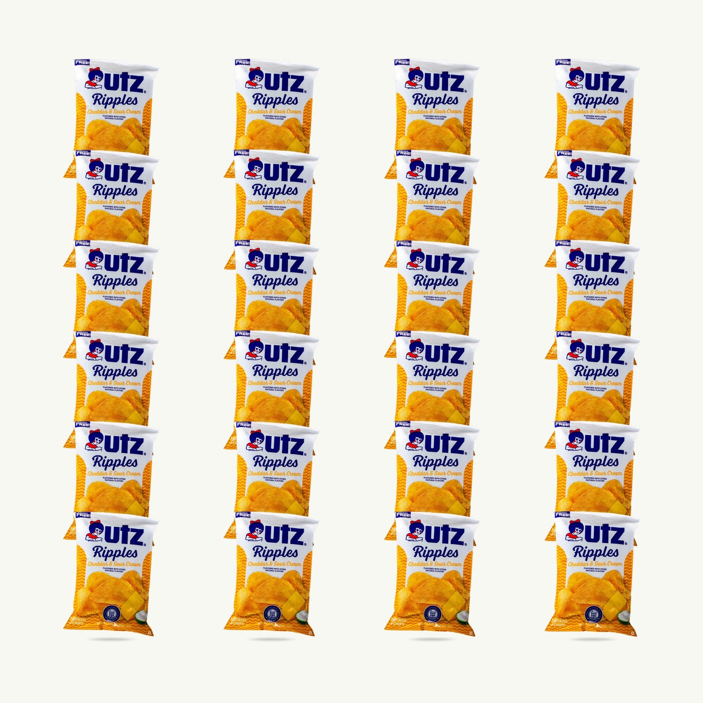 Utz Ripples Cheddar Sour Cream 2.75oz