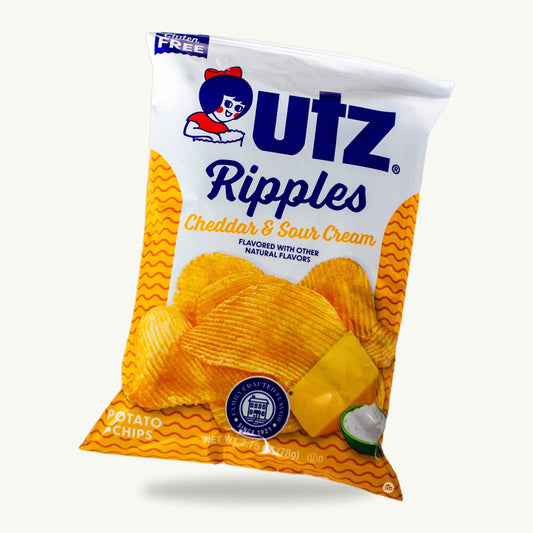 Utz Ripples Cheddar Sour Cream 2.75oz