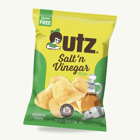 Utz Salt and Vinegar Potato Chips 2.75oz — hero