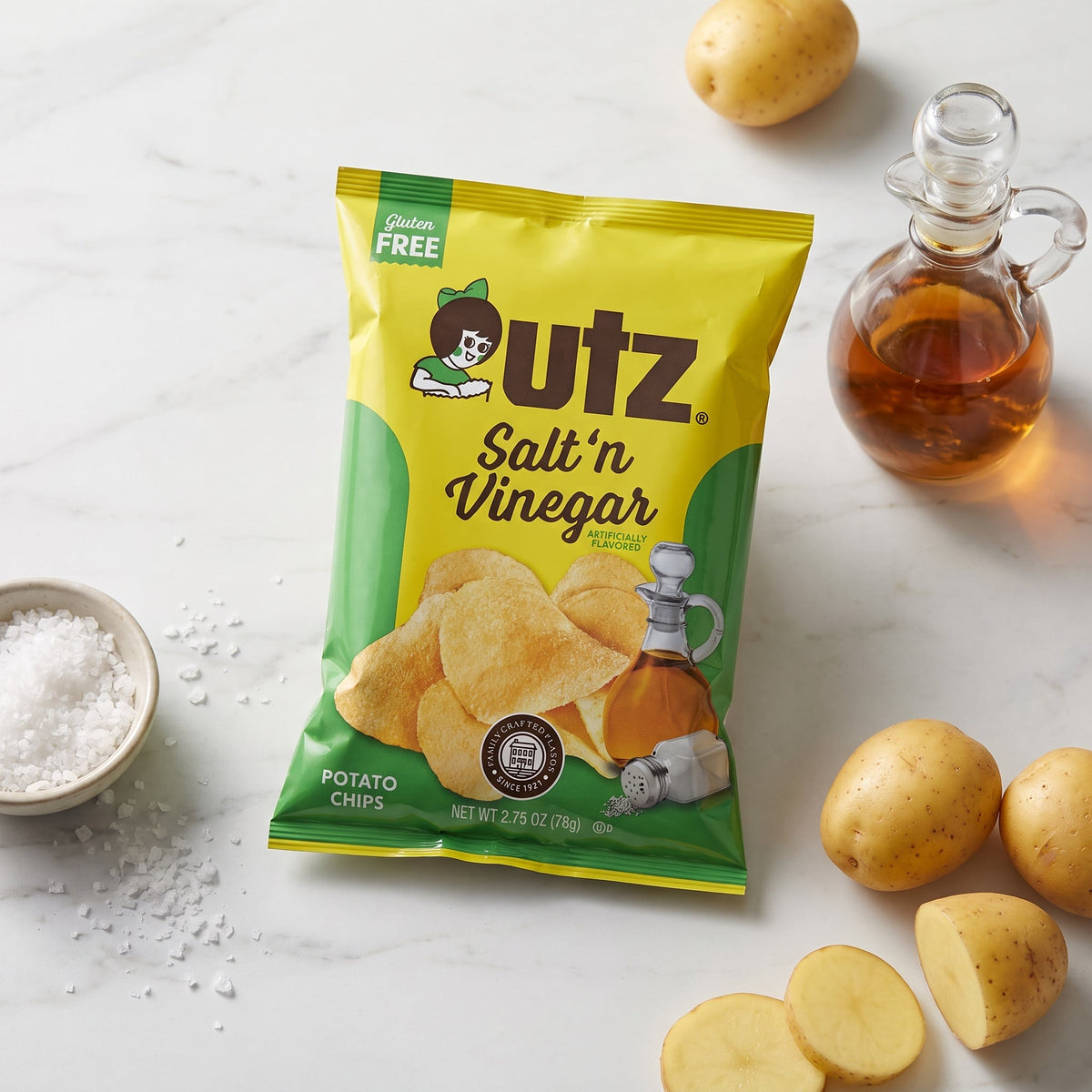 Utz Salt and Vinegar Potato Chips 2.75oz — luxe scene
