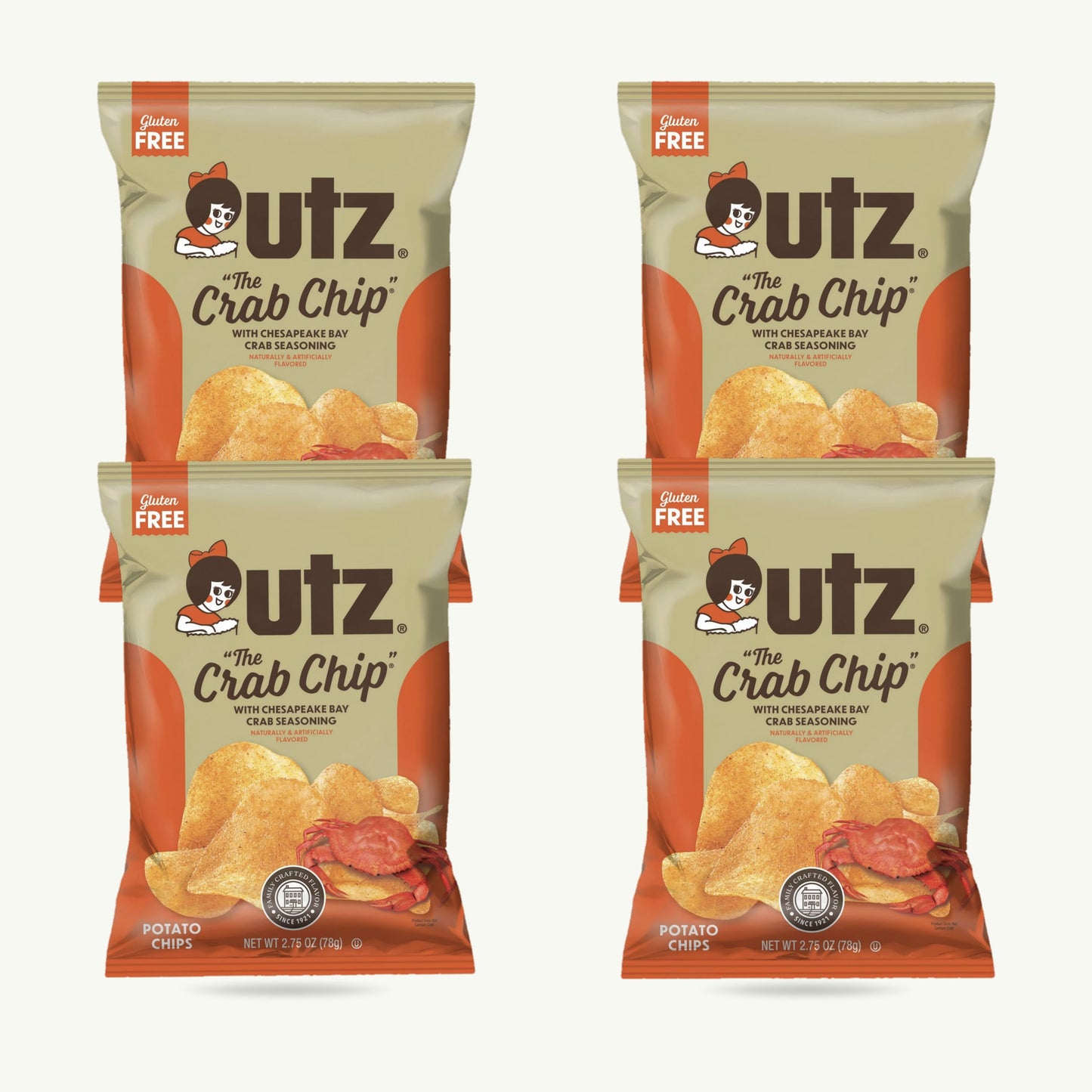 Utz Crab Potato Chips 2.75oz
