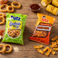 Utz Variety Pack – Onion Rings (6), Bar-B-Que Corn Chips (6) – Savory Snack Bags – 12 Bags