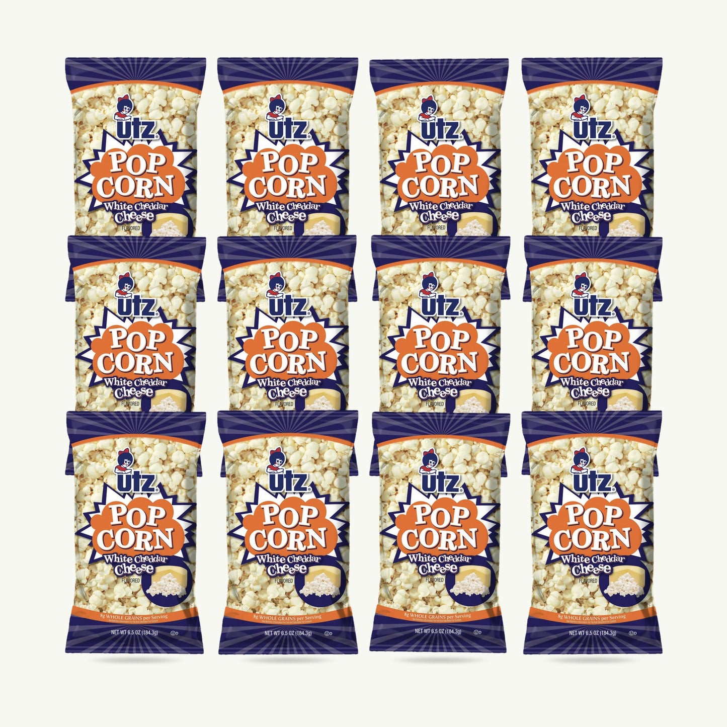 Utz White Cheddar Popcorn 6.5oz
