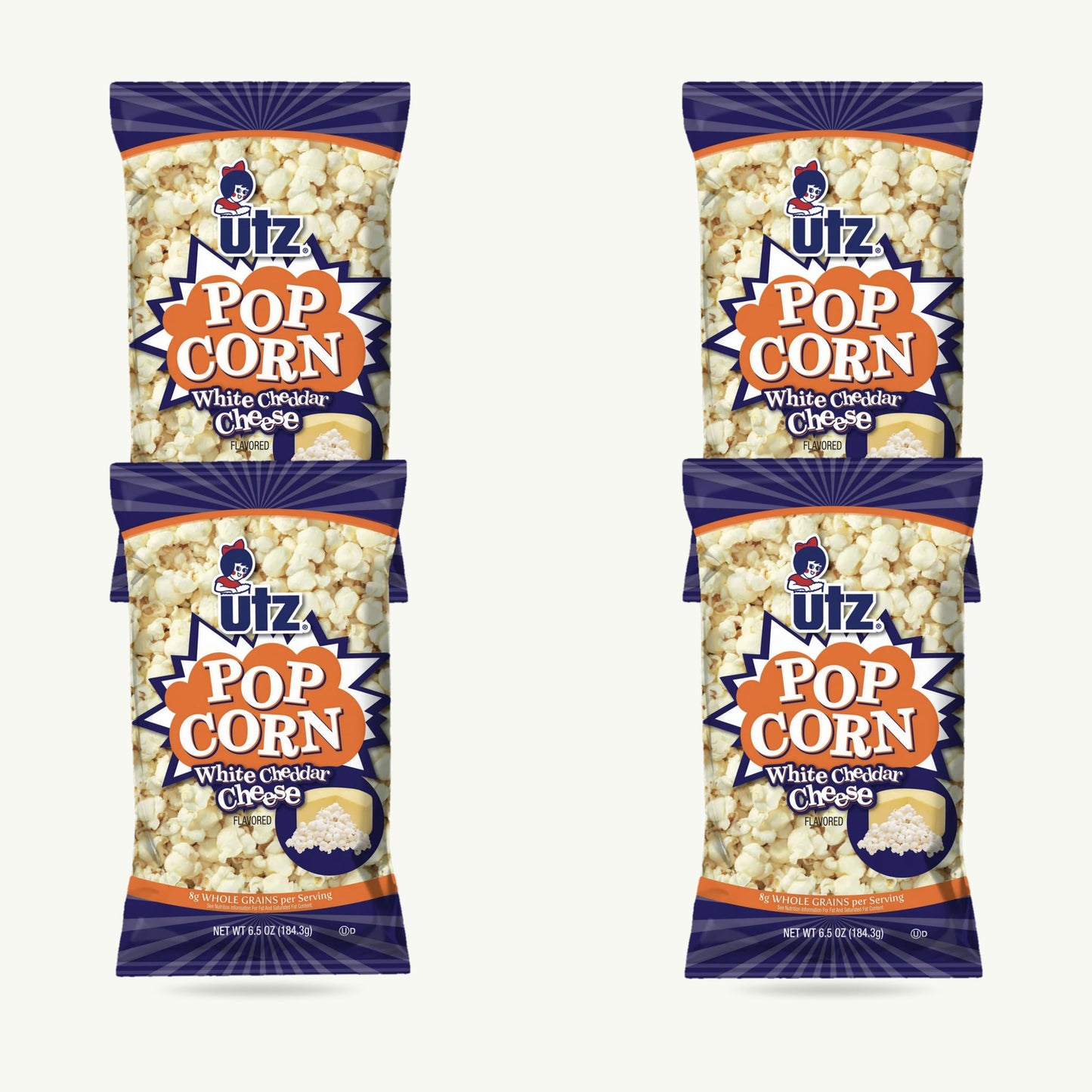 Utz White Cheddar Popcorn 6.5oz